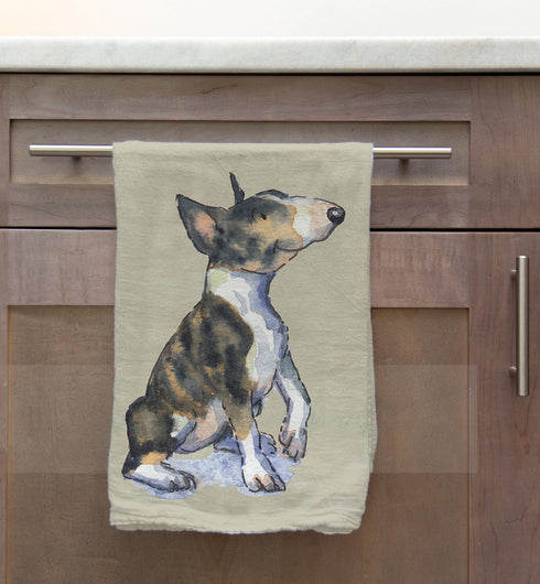 Bull Terrier Tea Towel
